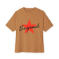 Red Star “Beyond” Unisex Oversized Boxy Tee - snazzymerch