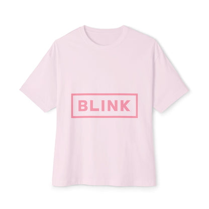 Minimal BLINK Logo – Oversized Boxy Tee Printify