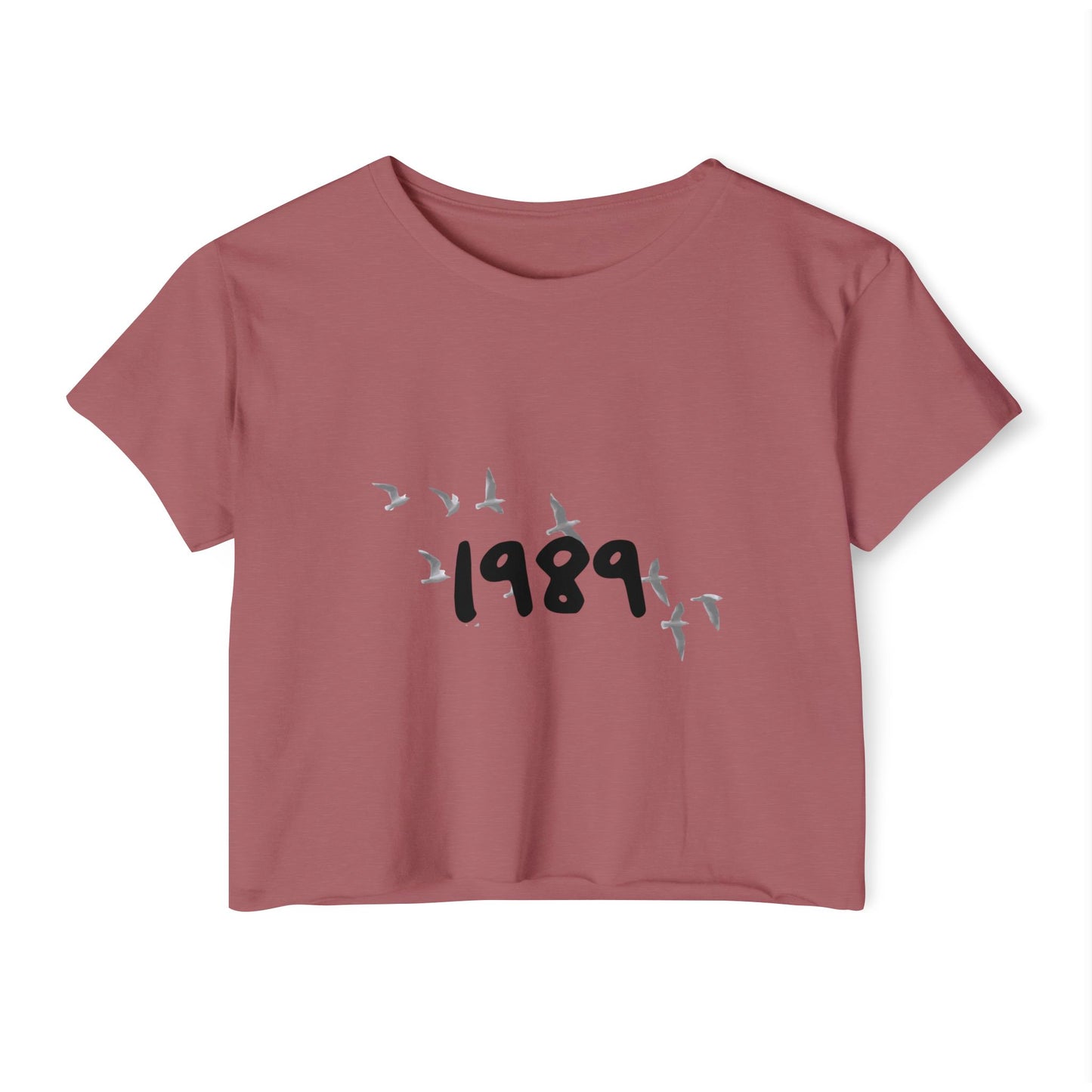 Wings of '89 Women's Festival Crop Top - snazzymerch
