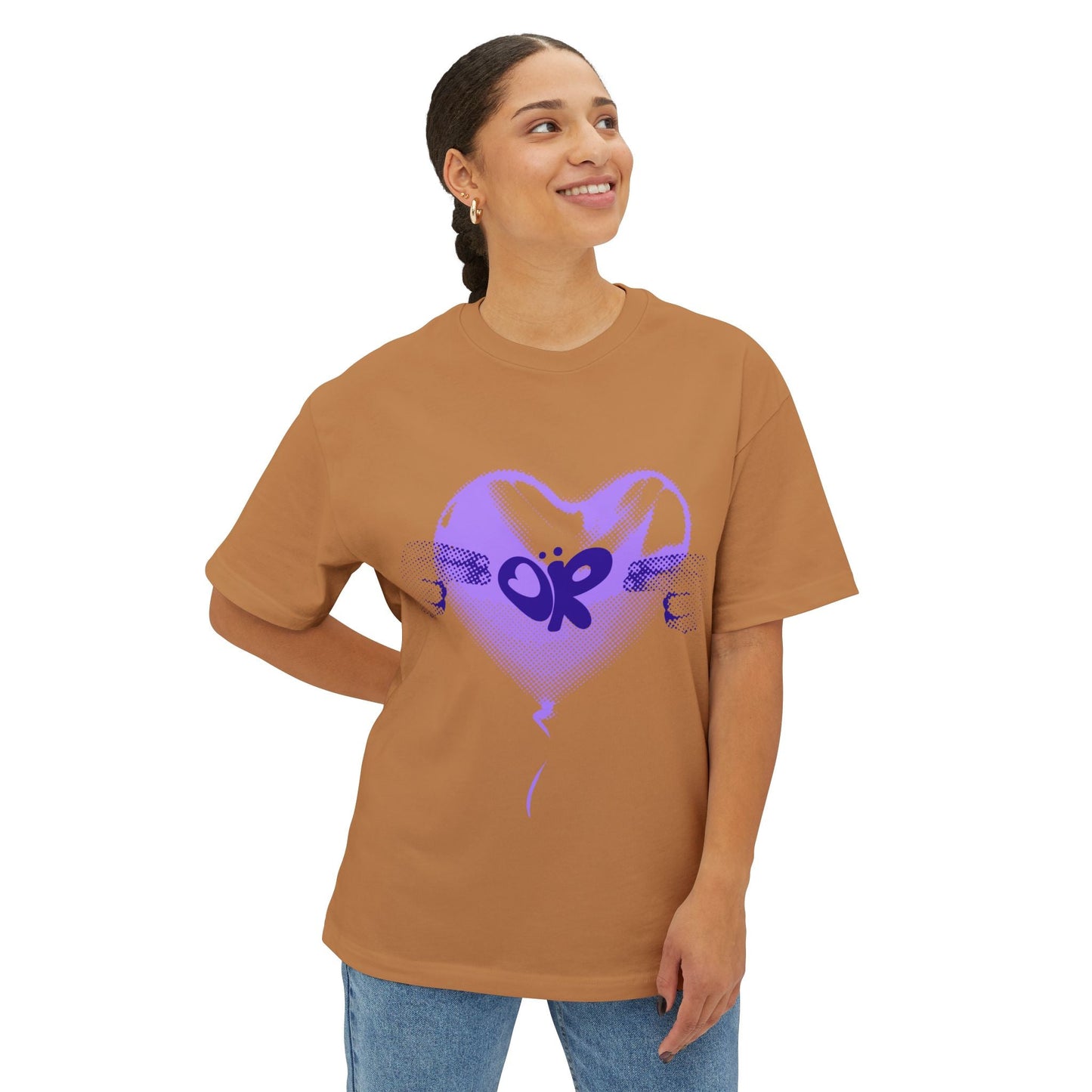Heart Balloon OR Pop Art-Oversized Tee Printify