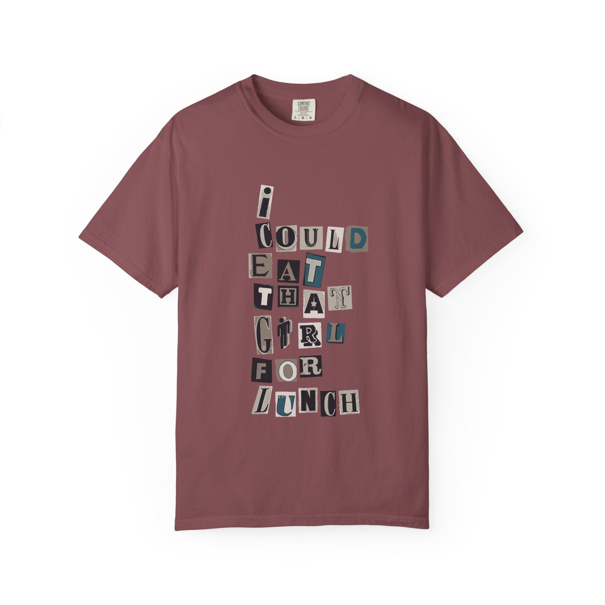 Billie Eilish Inspired Dyed T-shirt – Mixed Message Collage Edition Printify