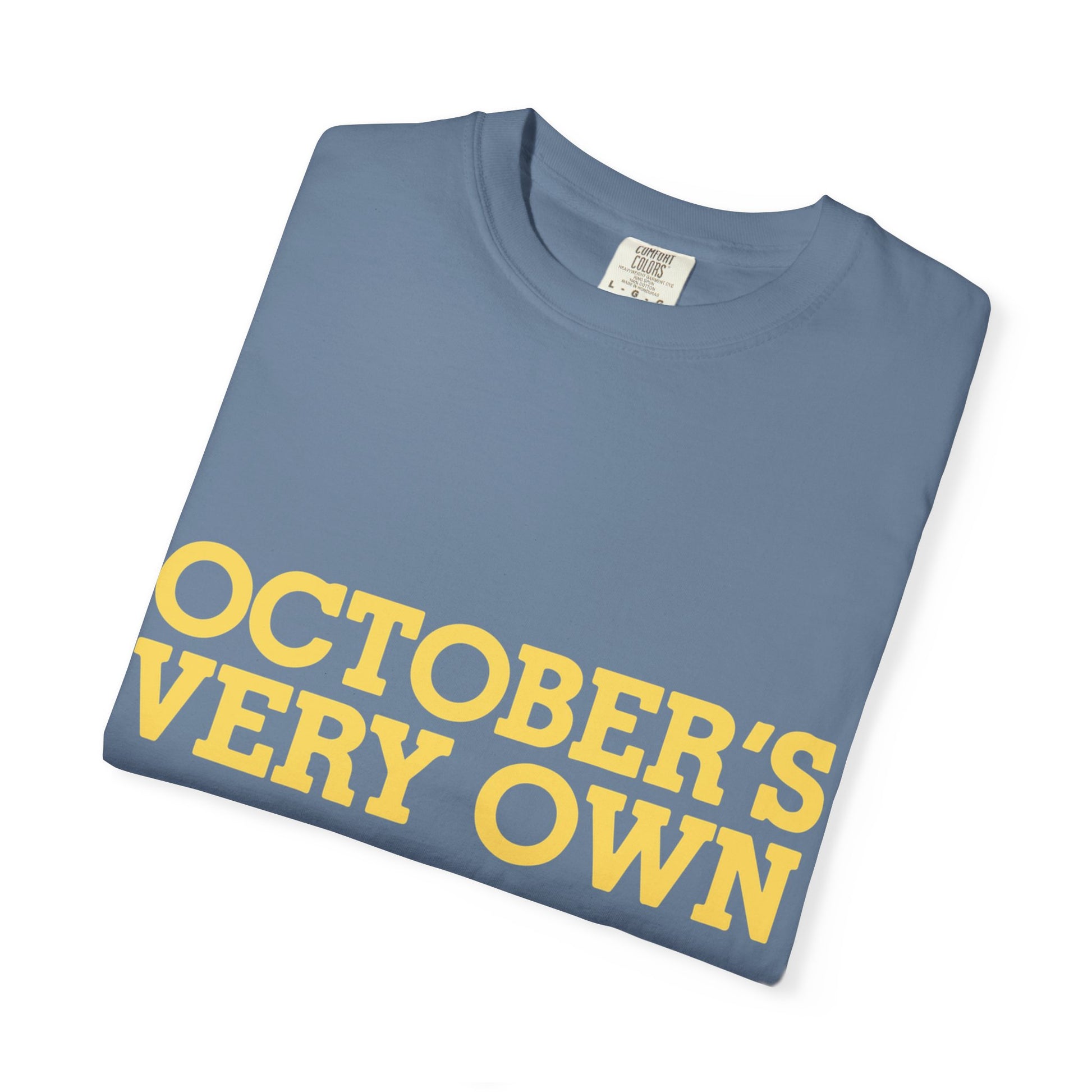 October’s Very Own Bold Logo Dyed Tshirt Printify