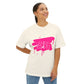 Electric Graffiti Drip Unisex Oversized Boxy tee Printify
