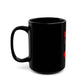 Art Portrait Black Mug (11oz, 15oz) - snazzymerch