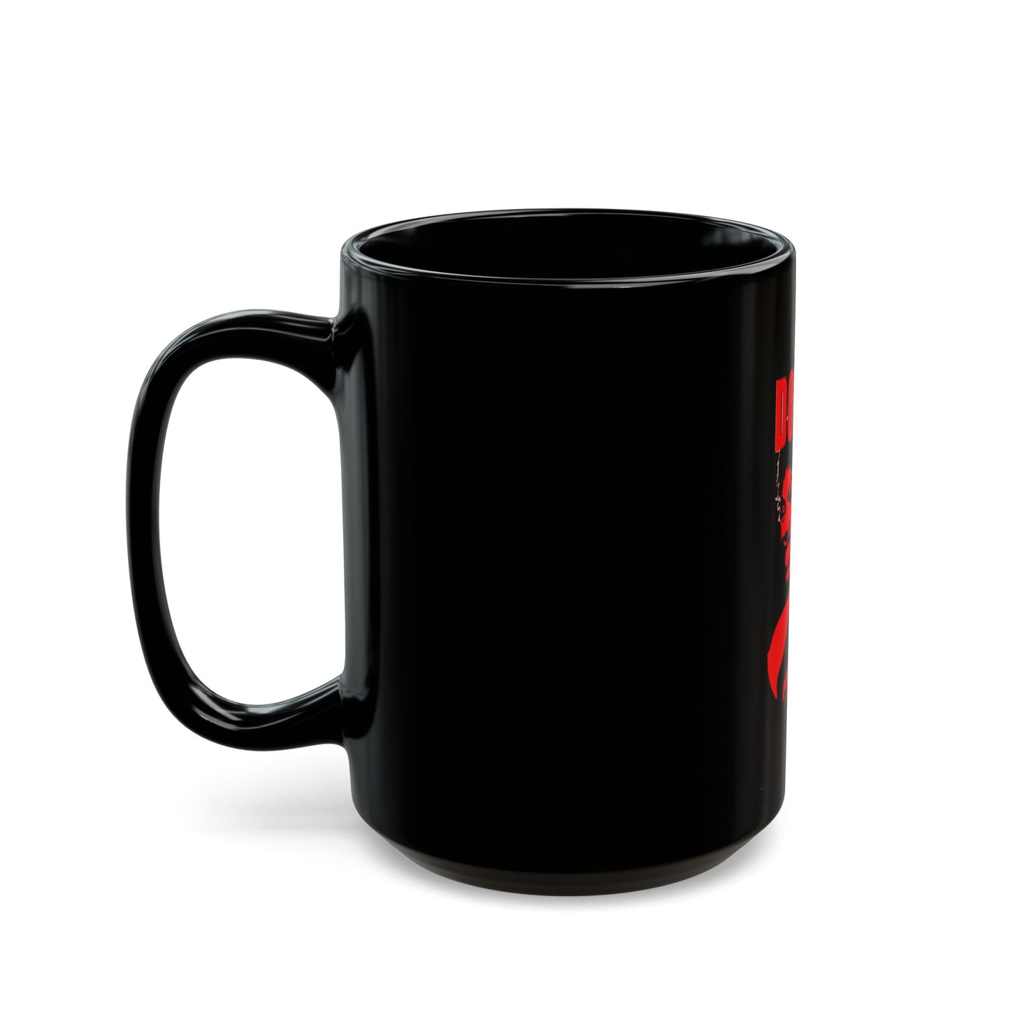 Art Portrait Black Mug (11oz, 15oz) - snazzymerch