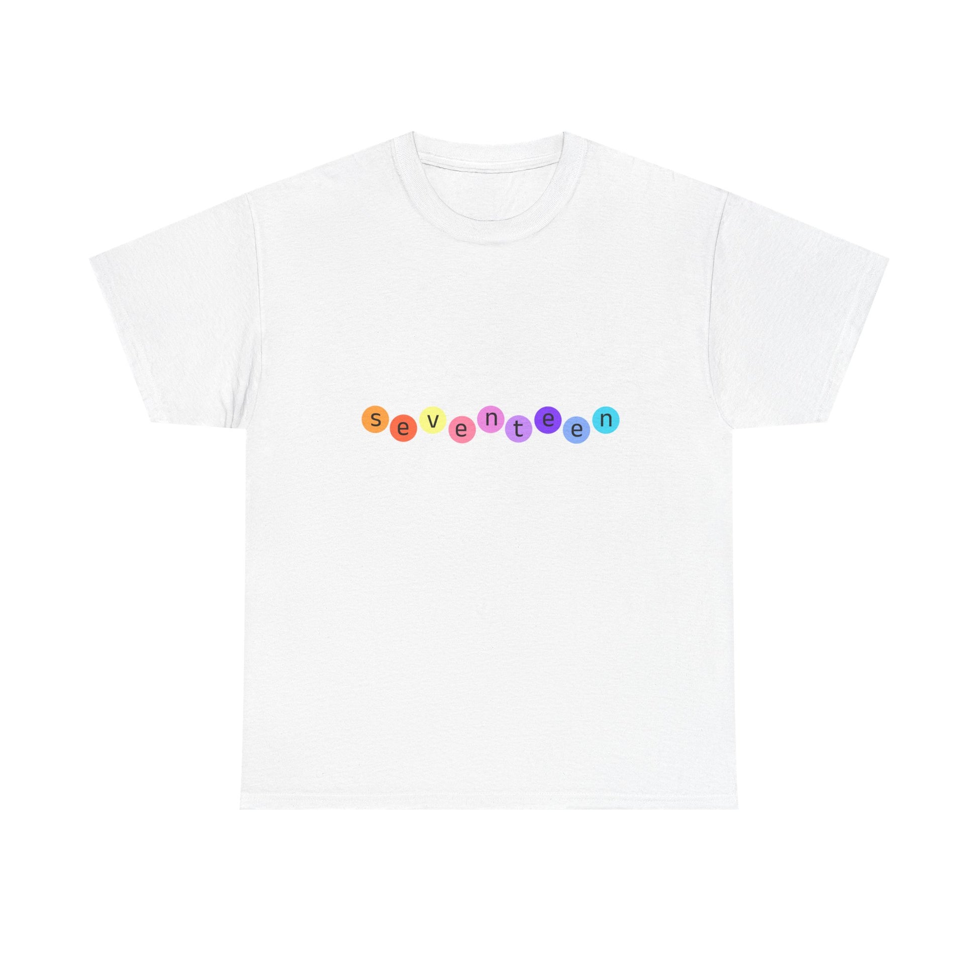 Color Pop Seventeen Unisex Heavy Cotton Tee - snazzymerch