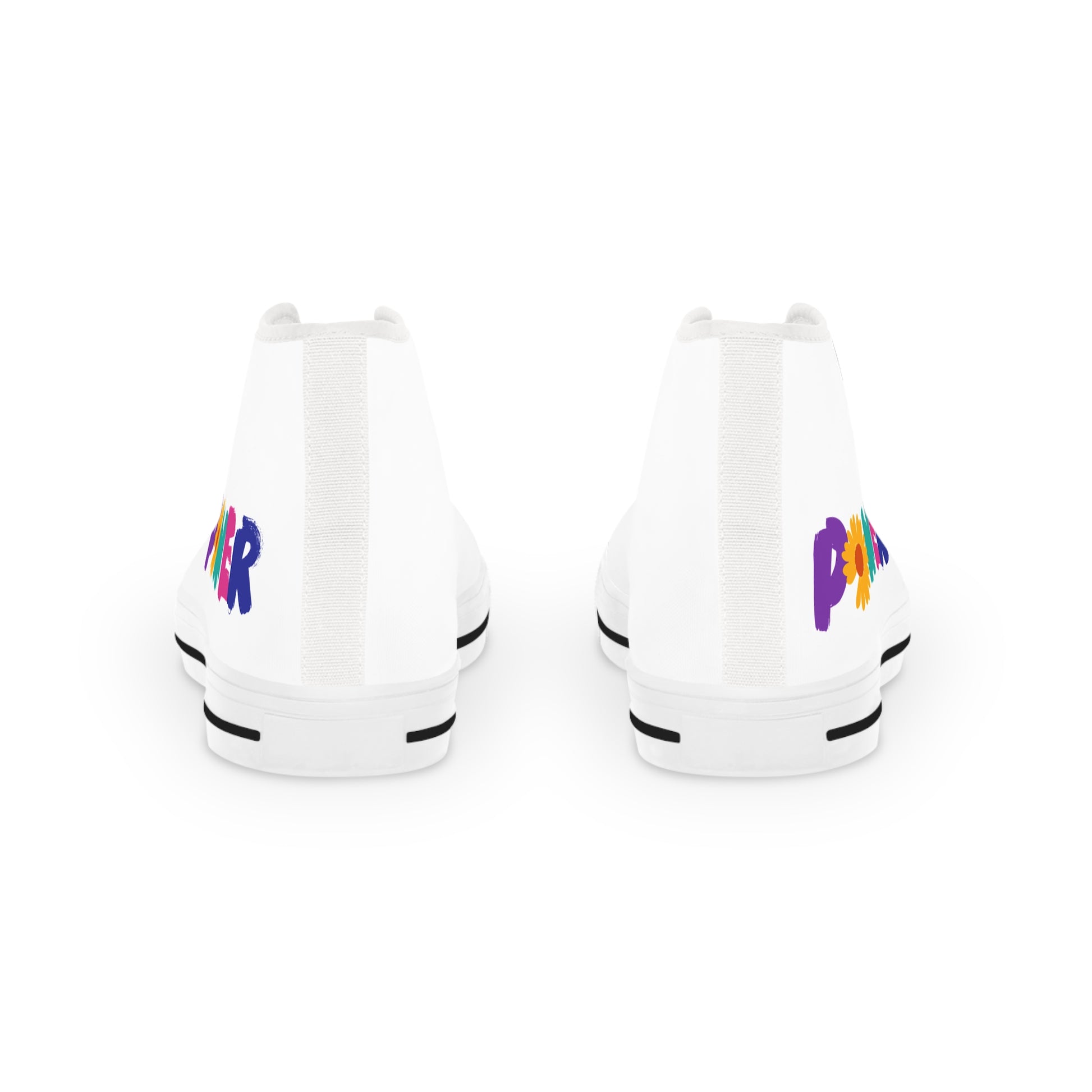 Flower Power Energy High Top Sneakers - snazzymerch