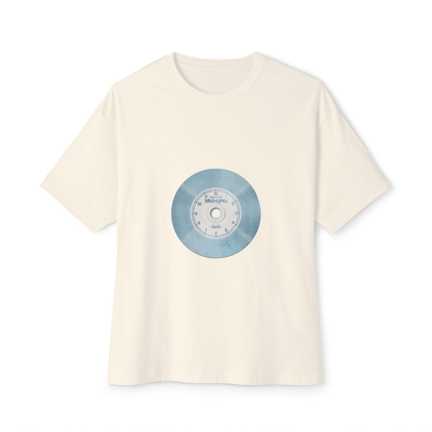 Midnight Vinyl Vibes Unisex Oversized Boxy Tee - snazzymerch