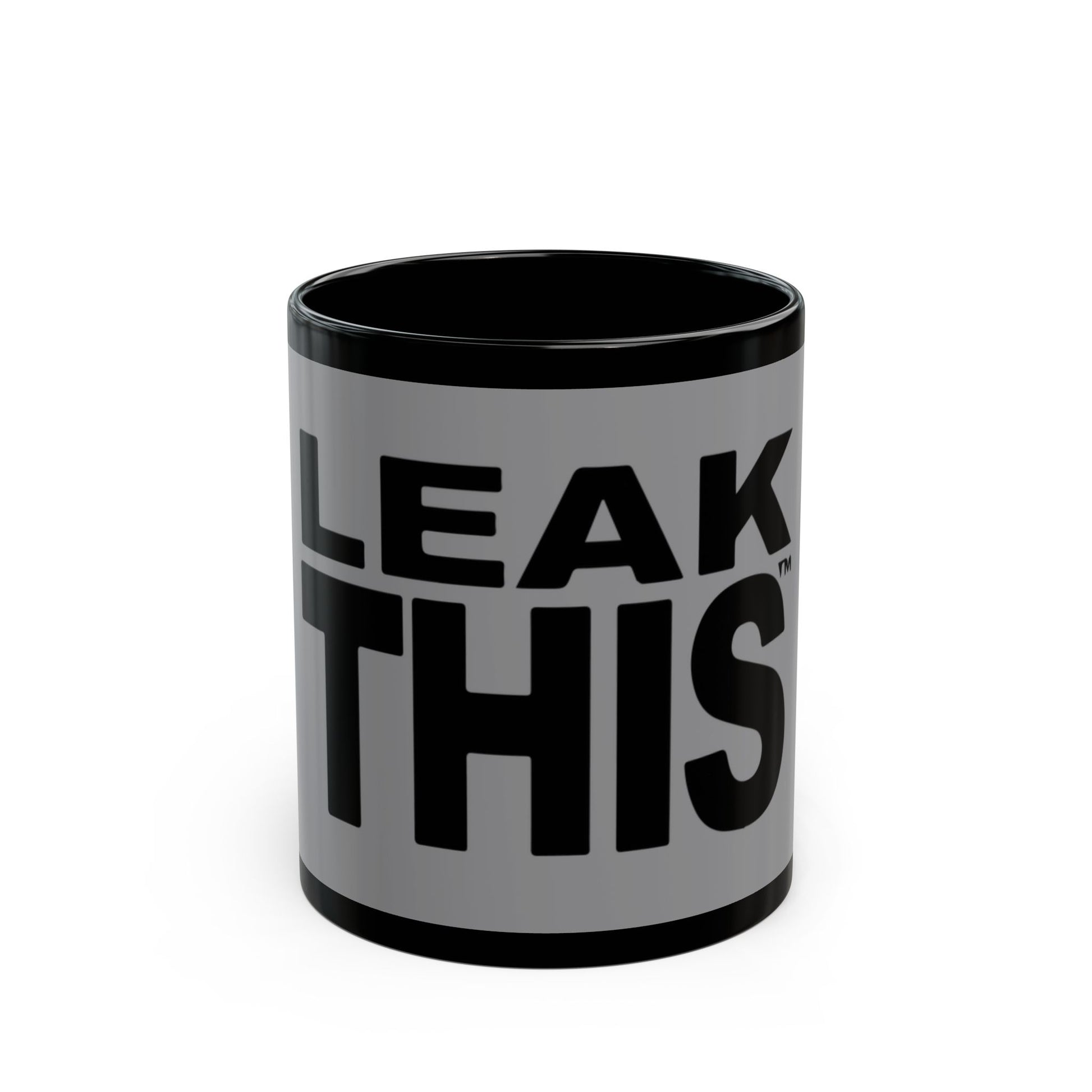 Bold Lettering Black Mug (11oz, 15oz) - snazzymerch