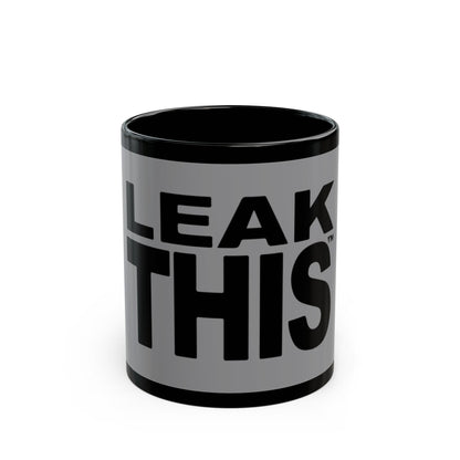 Bold Lettering Black Mug (11oz, 15oz) - snazzymerch