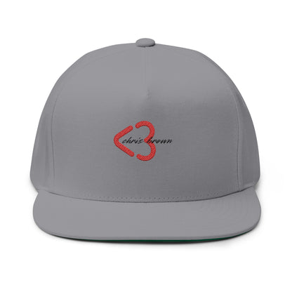 Minimal Heart Icon Fill Bill cap - snazzymerch