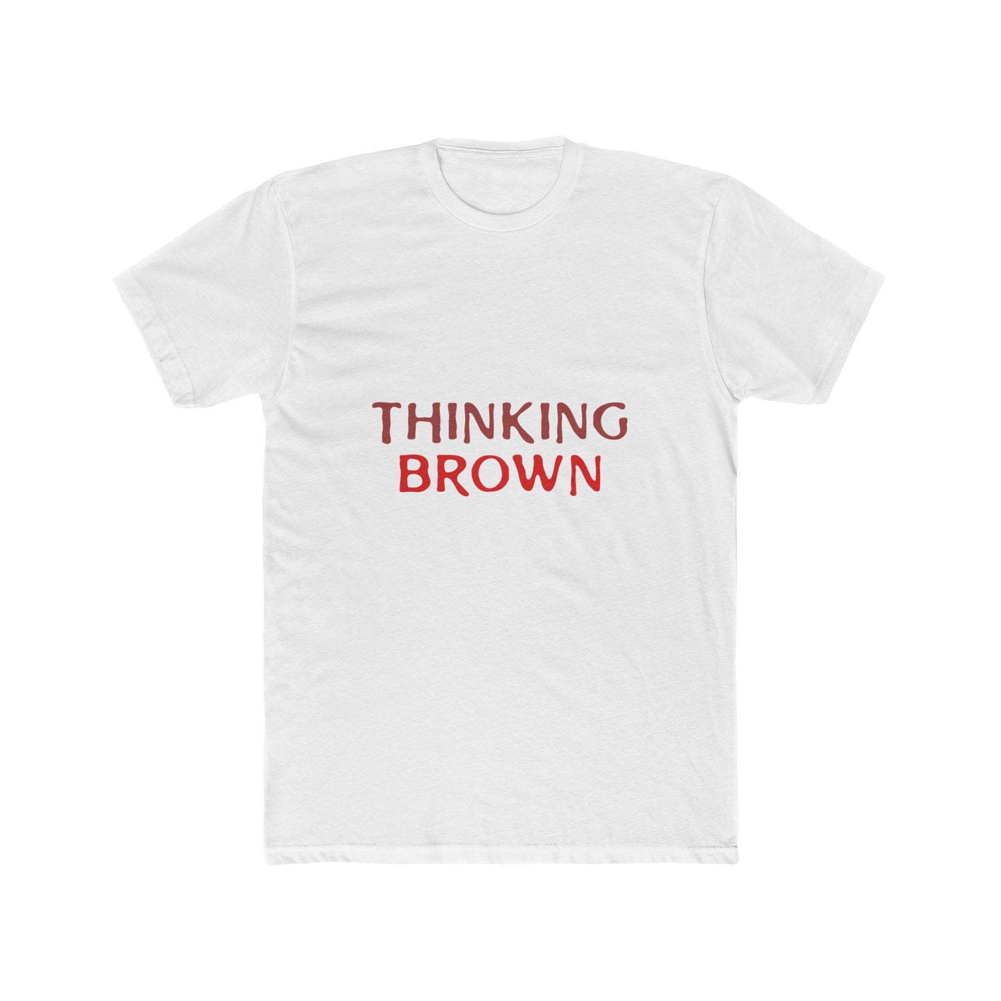 Thinking Bold Text Unisex Cotton Tee - snazzymerch