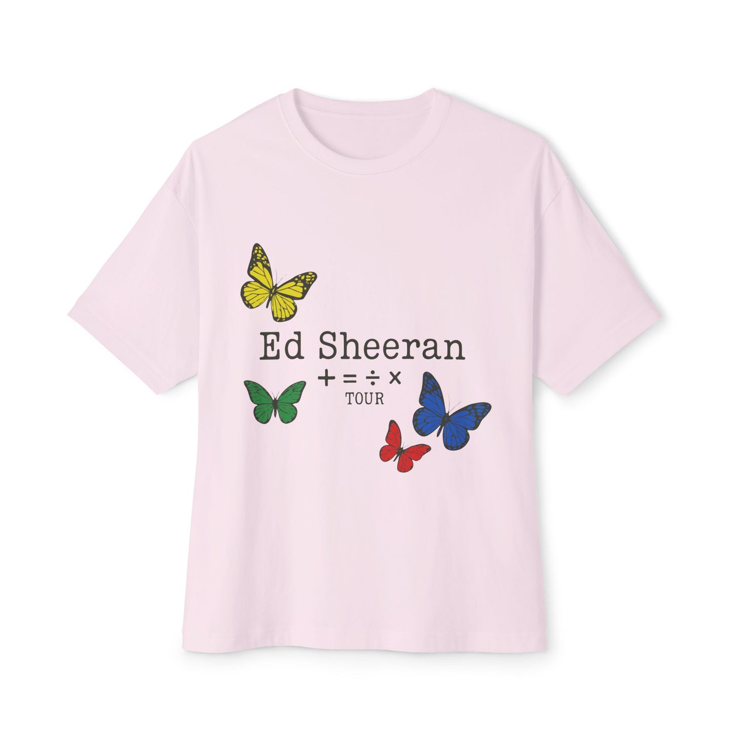 Ed Sheeran Butterfly Boxy Tee | Oversized Fit
