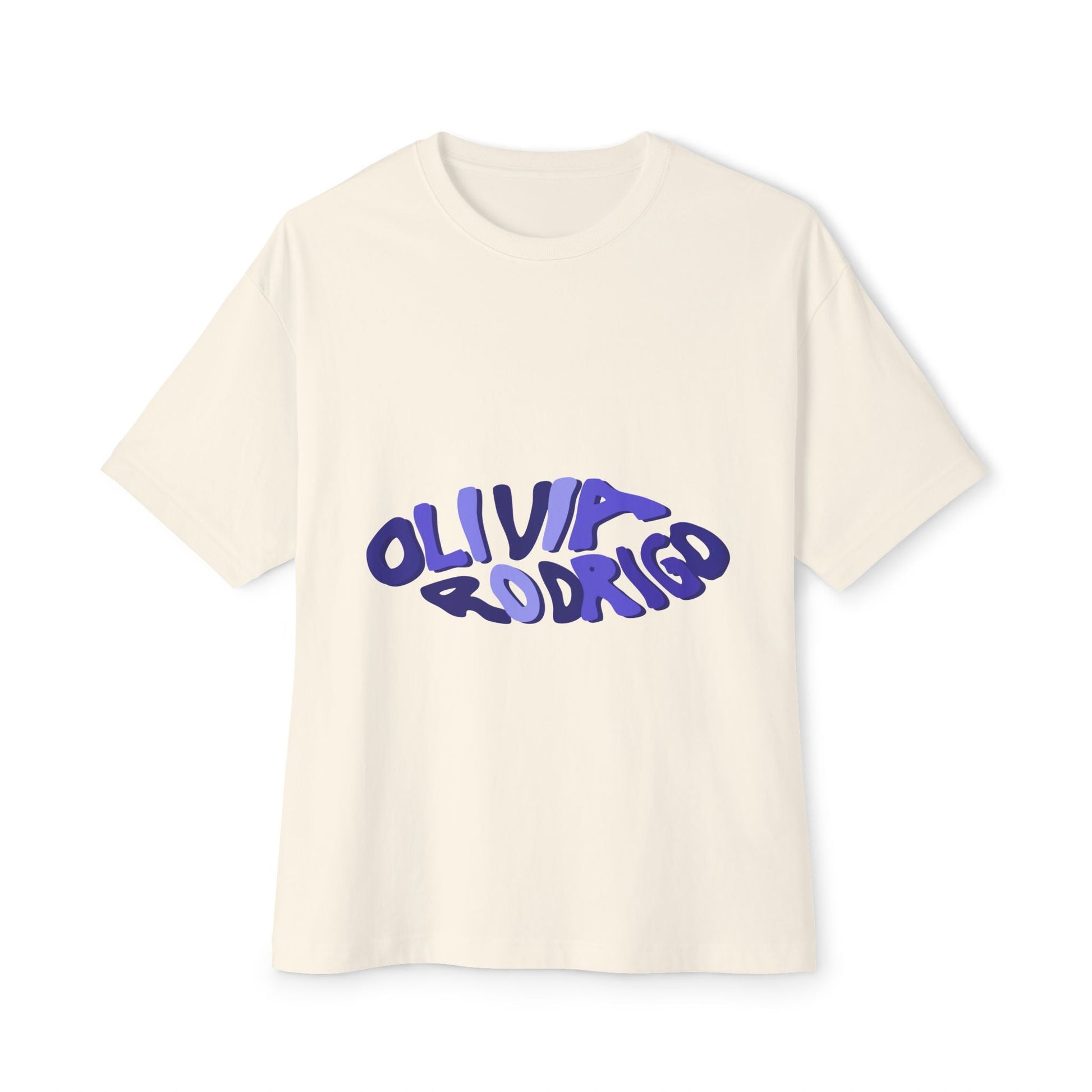 Olivia Rodrigo Wavy Text-Oversized Tee Printify