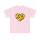 Loud Love Retro Heart Unisex Heavy cotton Tee Printify