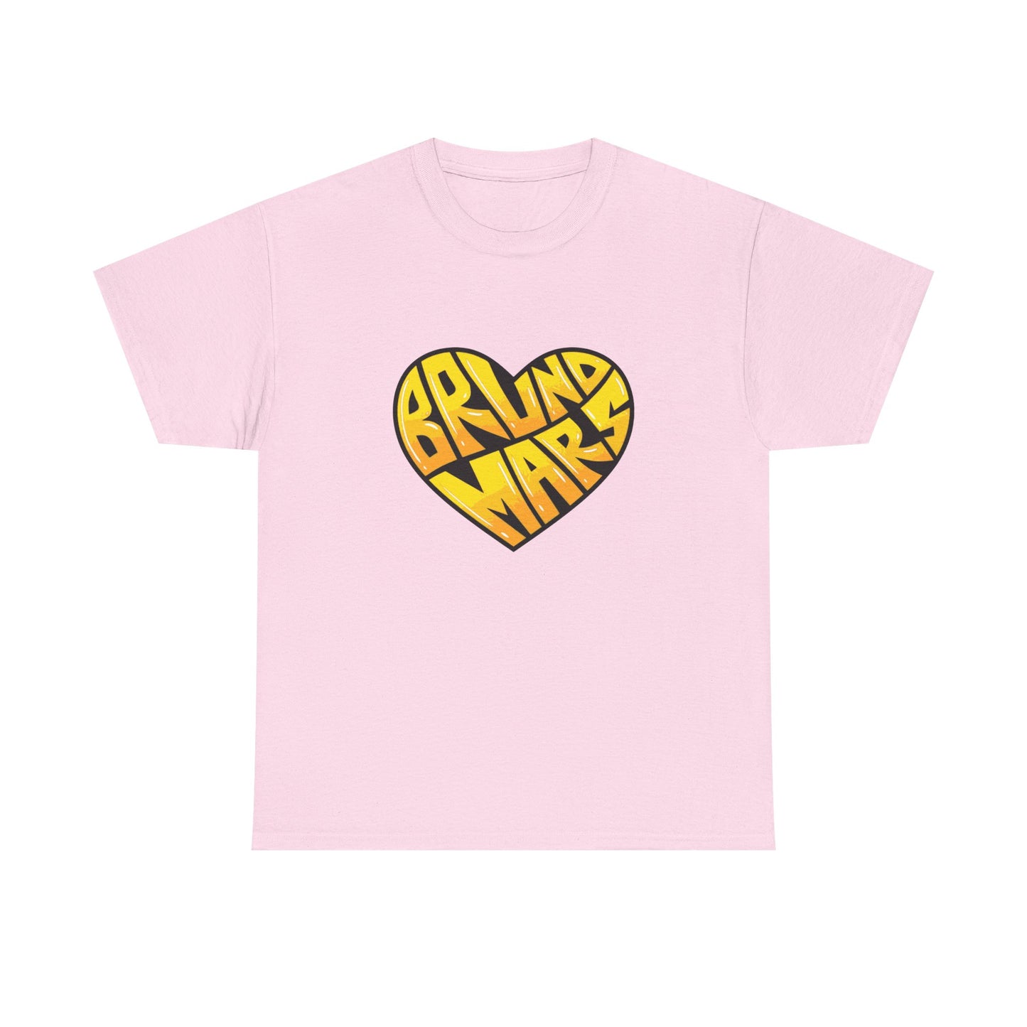 Loud Love Retro Heart Unisex Heavy cotton Tee Printify