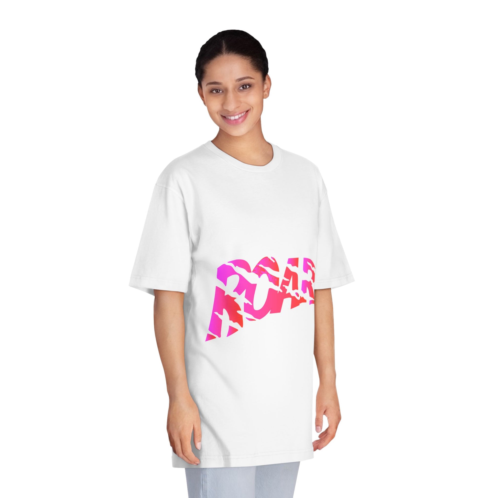 Gradient Roar - Unisex Classic Crewneck T-shirt Printify