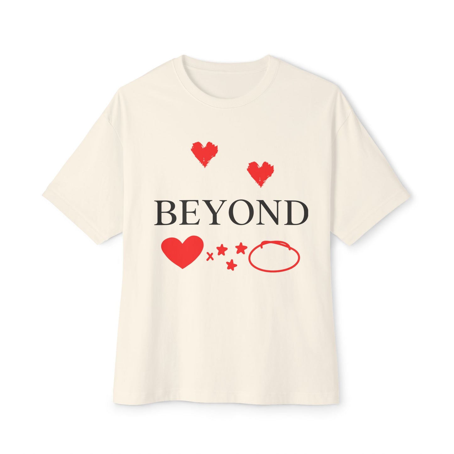 Beyond LoveUnisex Oversized Boxy Tee - snazzymerch