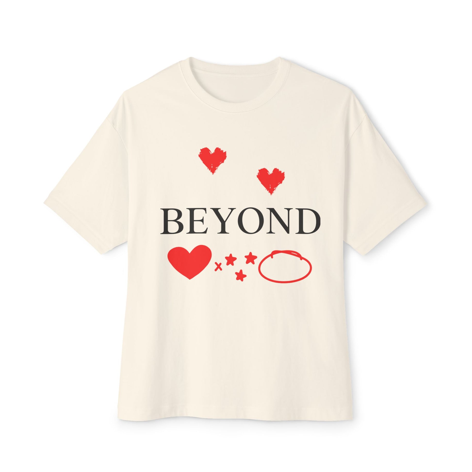 Beyond LoveUnisex Oversized Boxy Tee - snazzymerch