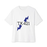 Bolt Duality Unisex Oversized Boxy tee Printify