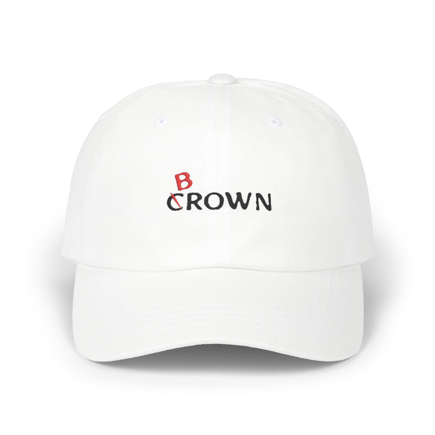 Abstract Red Flag Typography Classic Dad Cap - snazzymerch