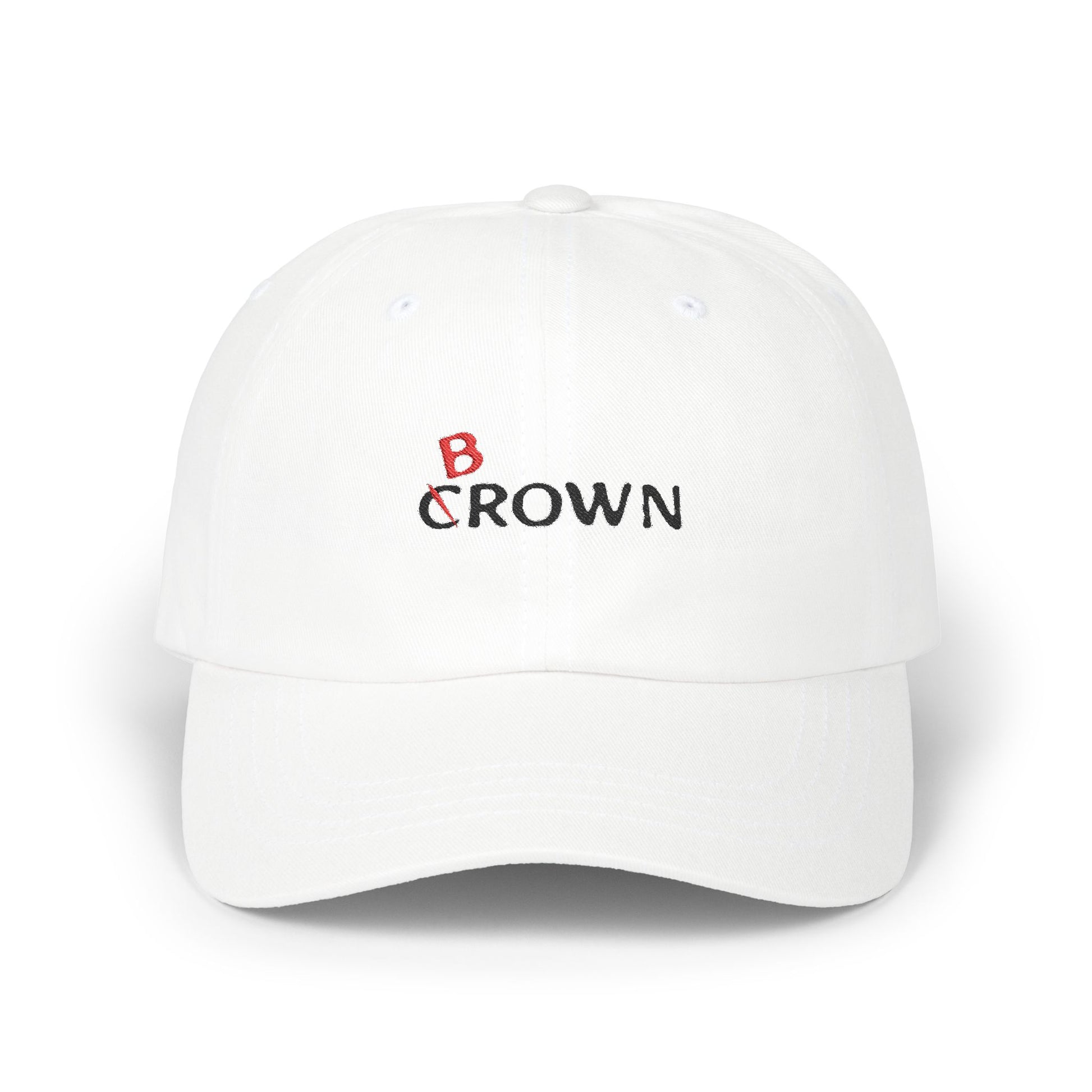 Abstract Red Flag Typography Classic Dad Cap - snazzymerch