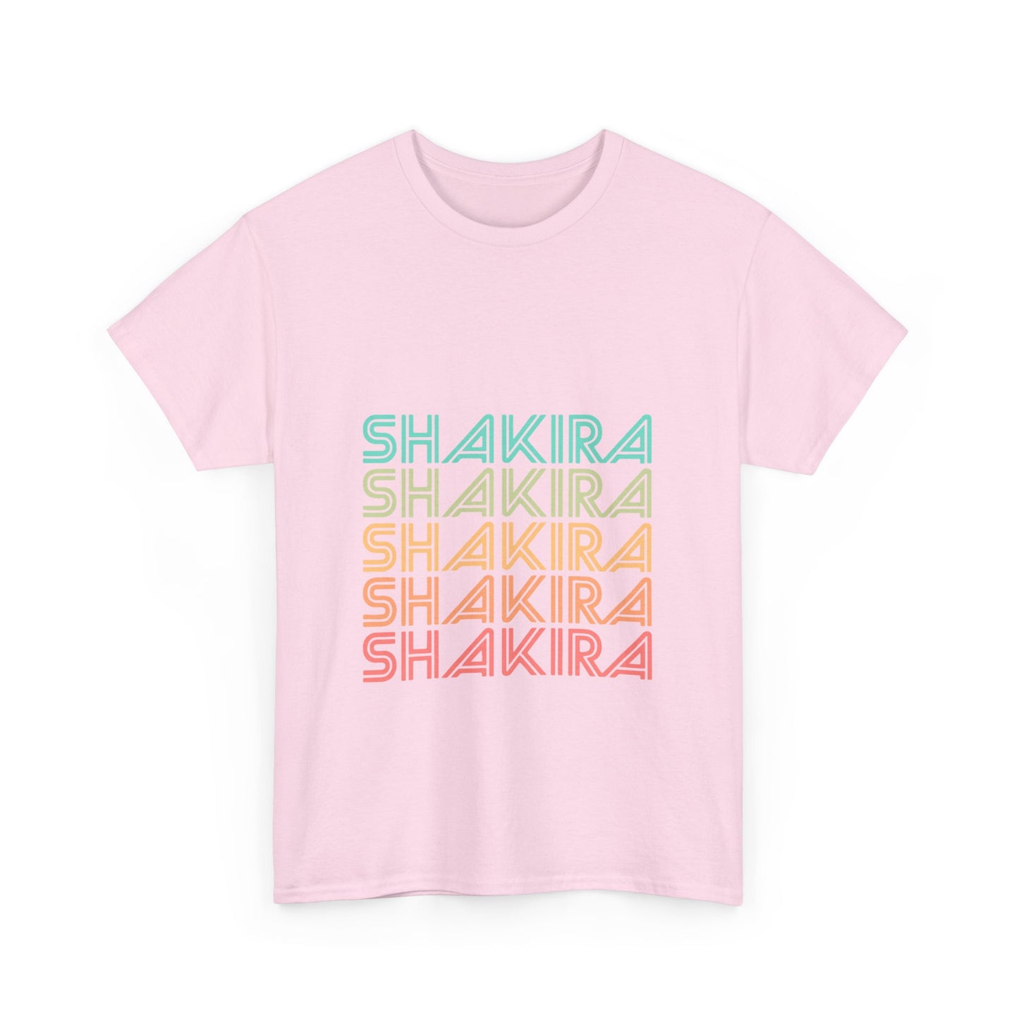 Retro Pop Lines Unisex Heavy cotton tee Printify