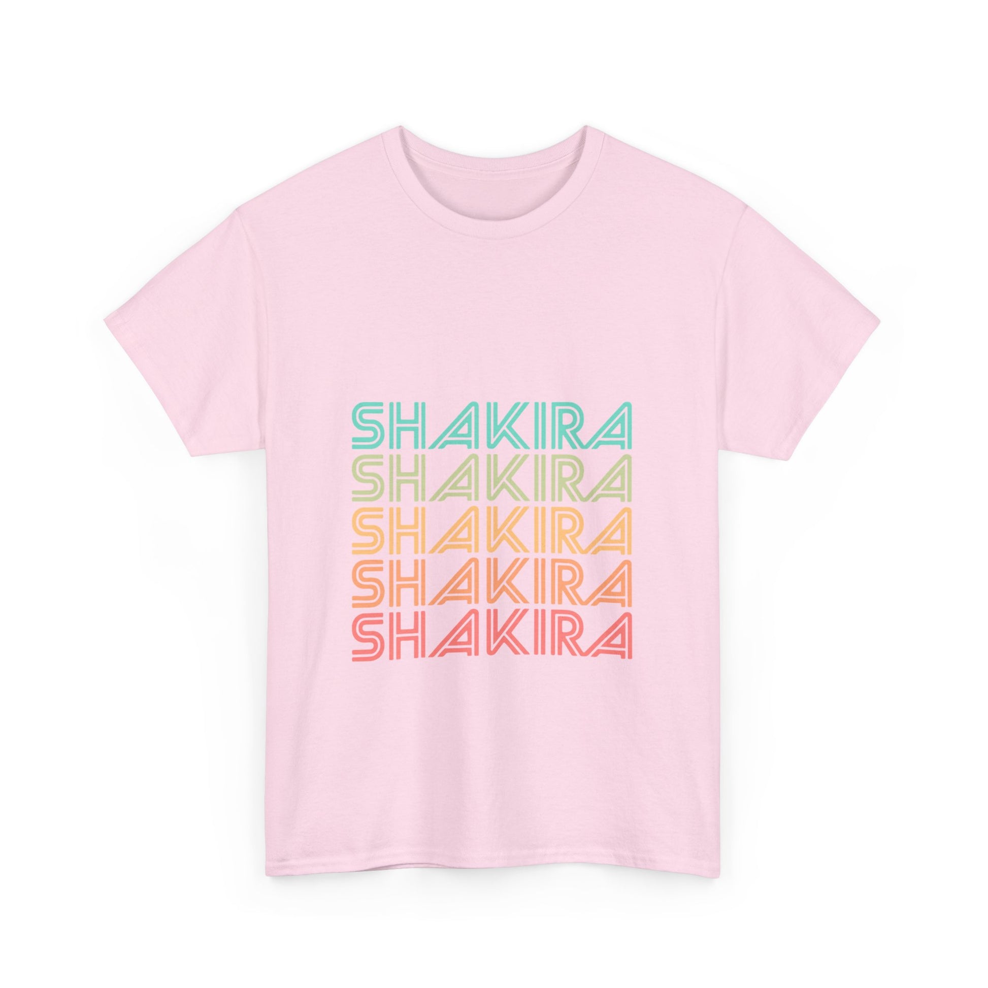 Retro Pop Lines Unisex Heavy cotton tee Printify