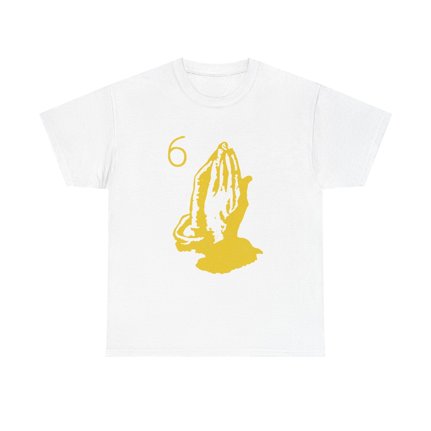 6 God Prayer Hands Heavy Cotton Tee Printify