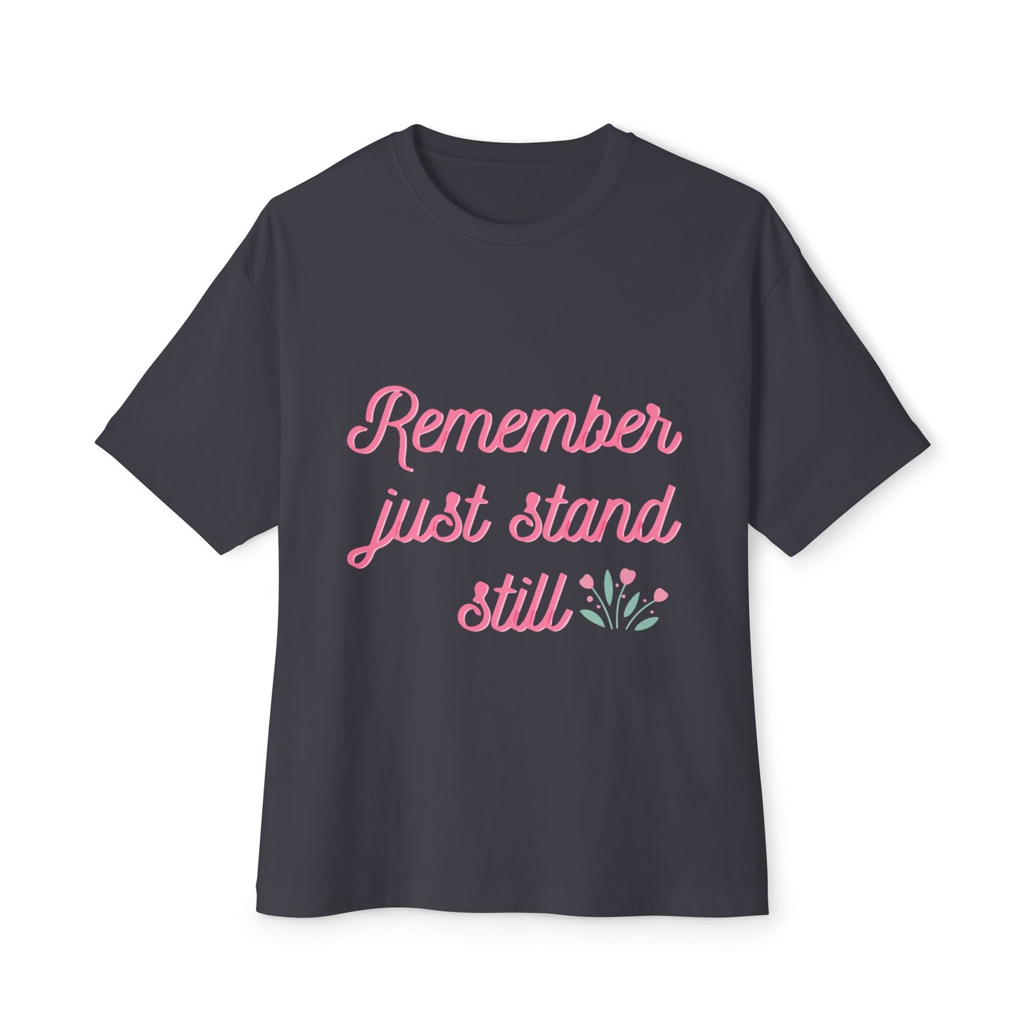 Remember Just Unisex Oversized Boxy Tee - snazzymerch