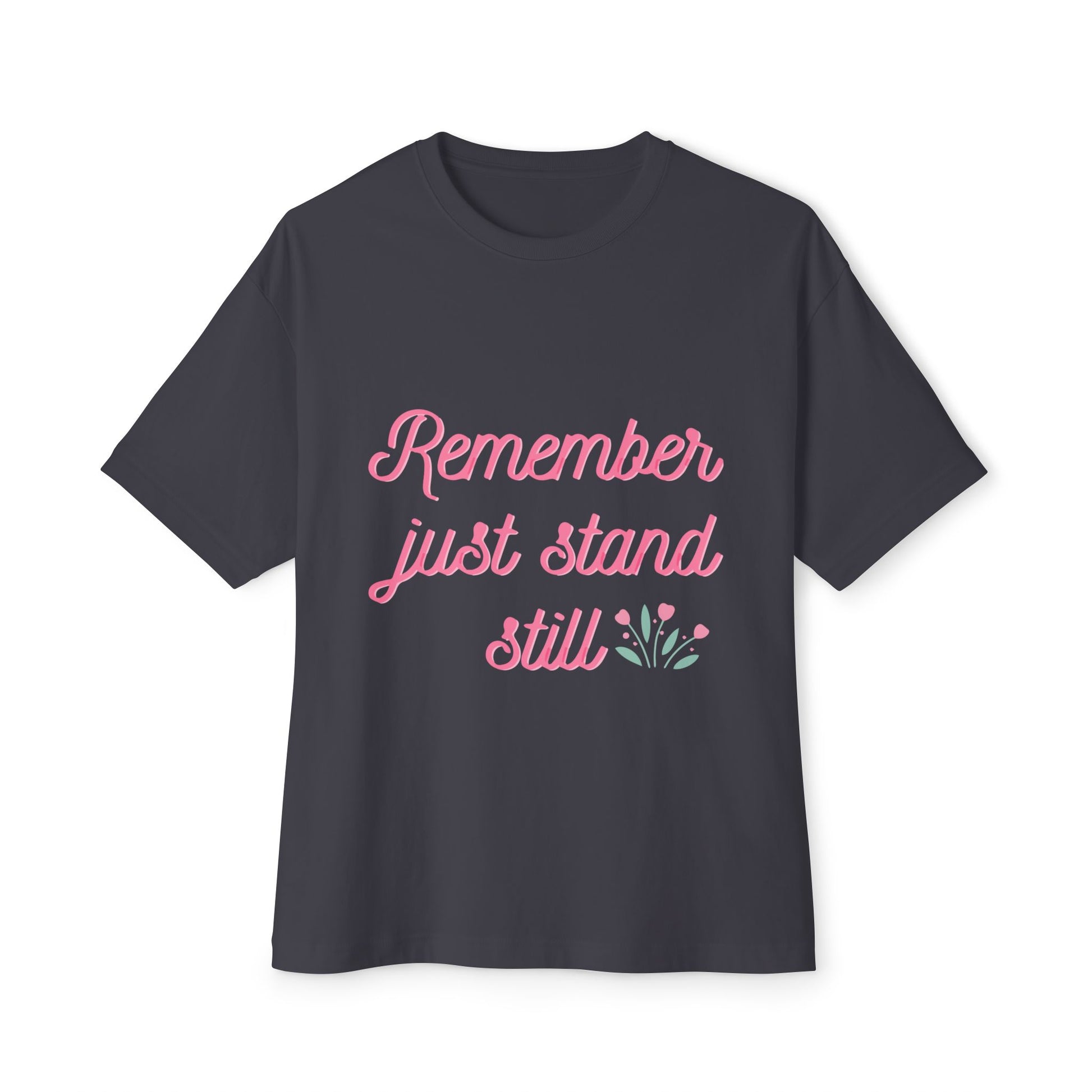 Remember Just Unisex Oversized Boxy Tee - snazzymerch