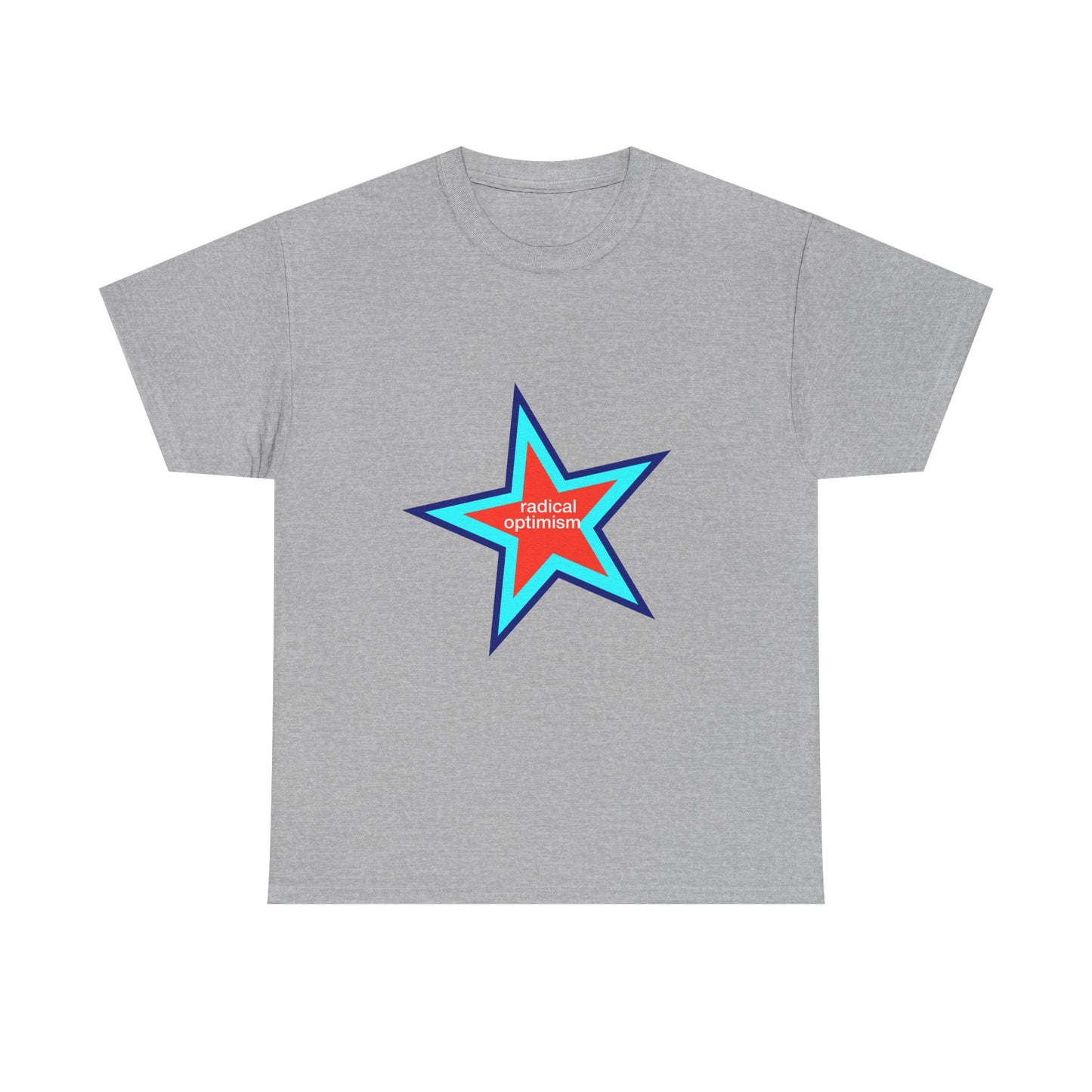 Power of Positivity Star Unisex Heavy Cotton Tee - snazzymerch
