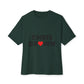 Heart Symbol Unisex oversized Boxy Tee - snazzymerch