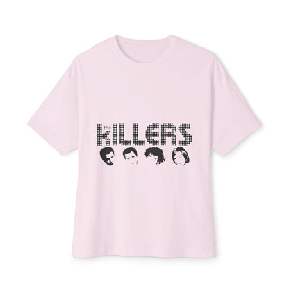 Diamond Dot Retro Unisex Oversized Boxy Tee - snazzymerch