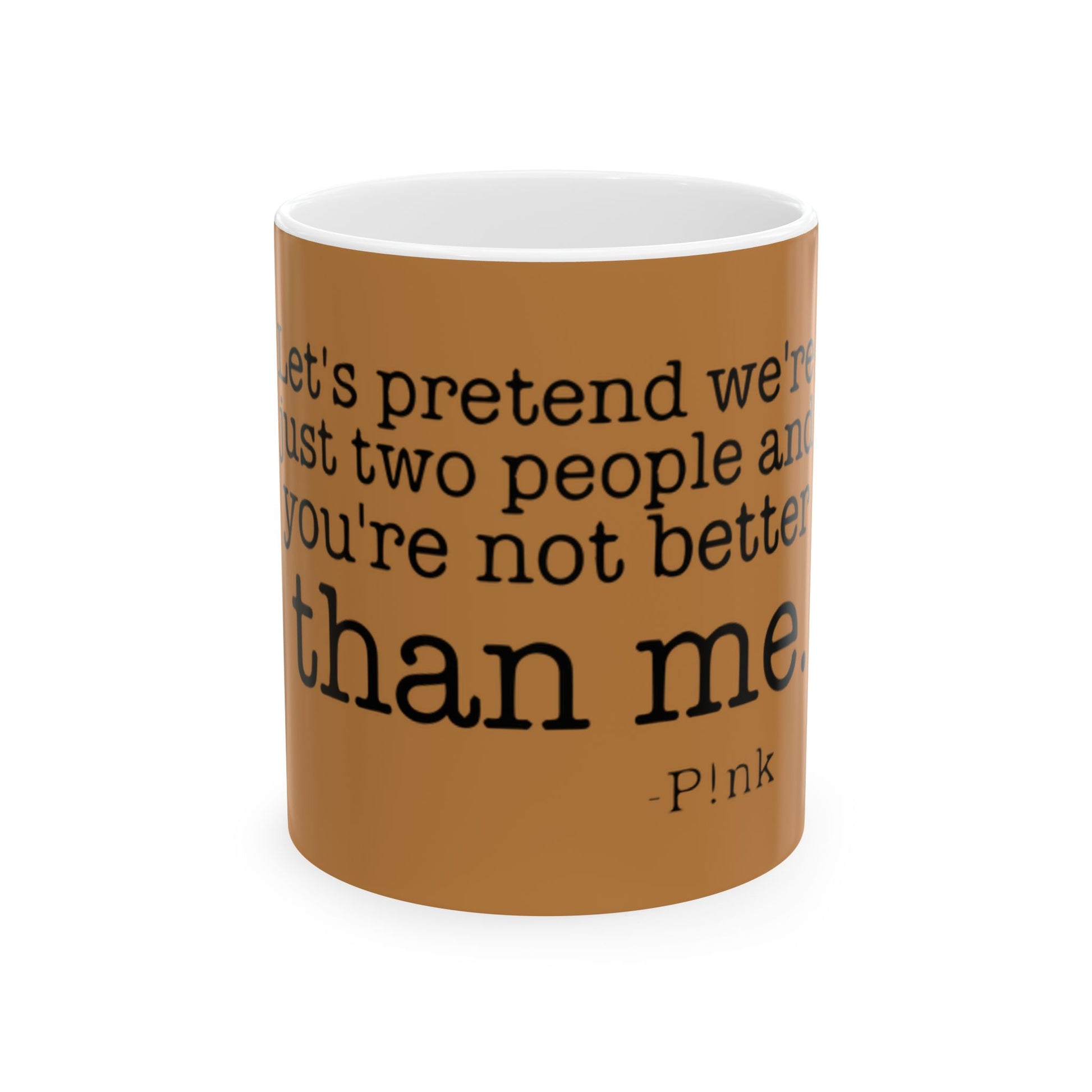 Strong & Brave Ceramic Mug, (11oz, 15oz) - snazzymerch