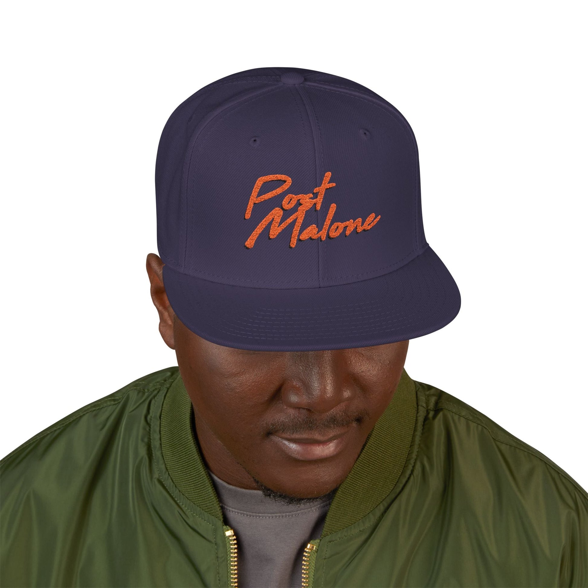 Snapback (Embroidery) – Post Melone Name Design Printify