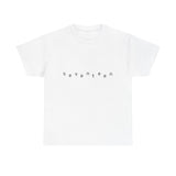 Minimal White Orbit Unisex Heavy Cotton Tee - snazzymerch