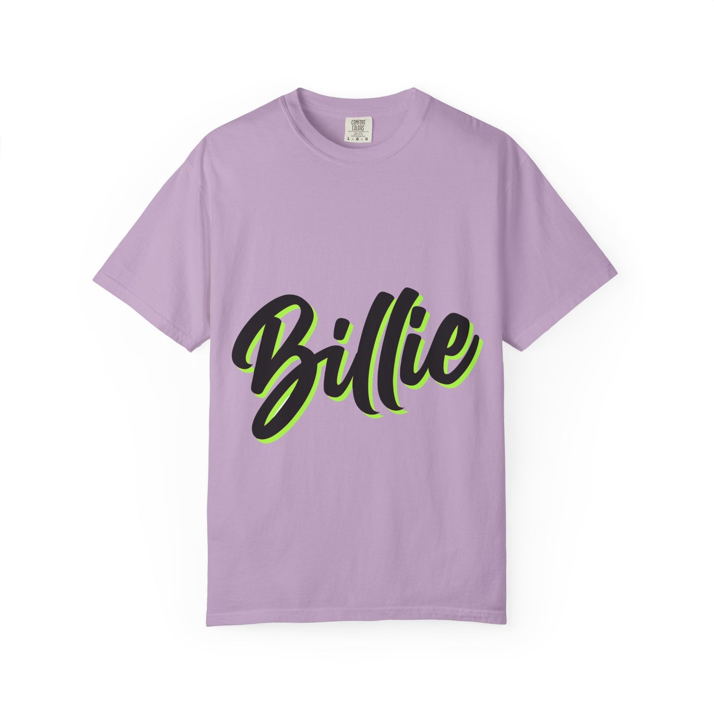 Billie Eilish Inspired Dyed T-shirt – Electric Script Vibes Edition Printify