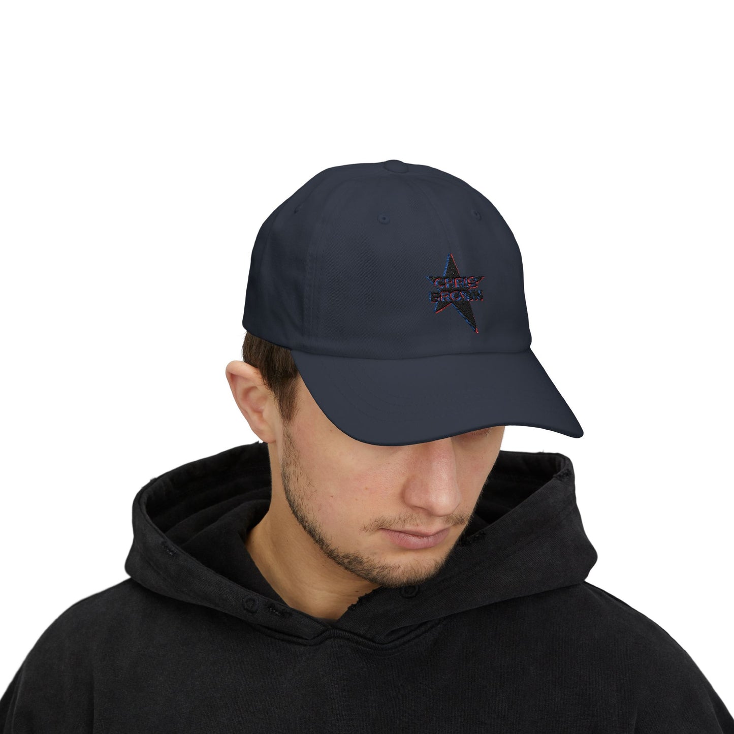 Star Outline Retro Classic Dad Cap - snazzymerch