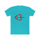 Minimal Heart Symbol Unisex Cotton Tee - snazzymerch