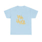 Golden Brush Script Unisex Cotton Tee Printify