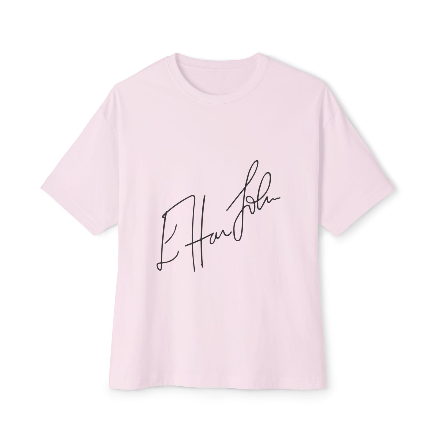 Rainbow Hat Illustration Unisex Oversized Boxy Tee - snazzymerch