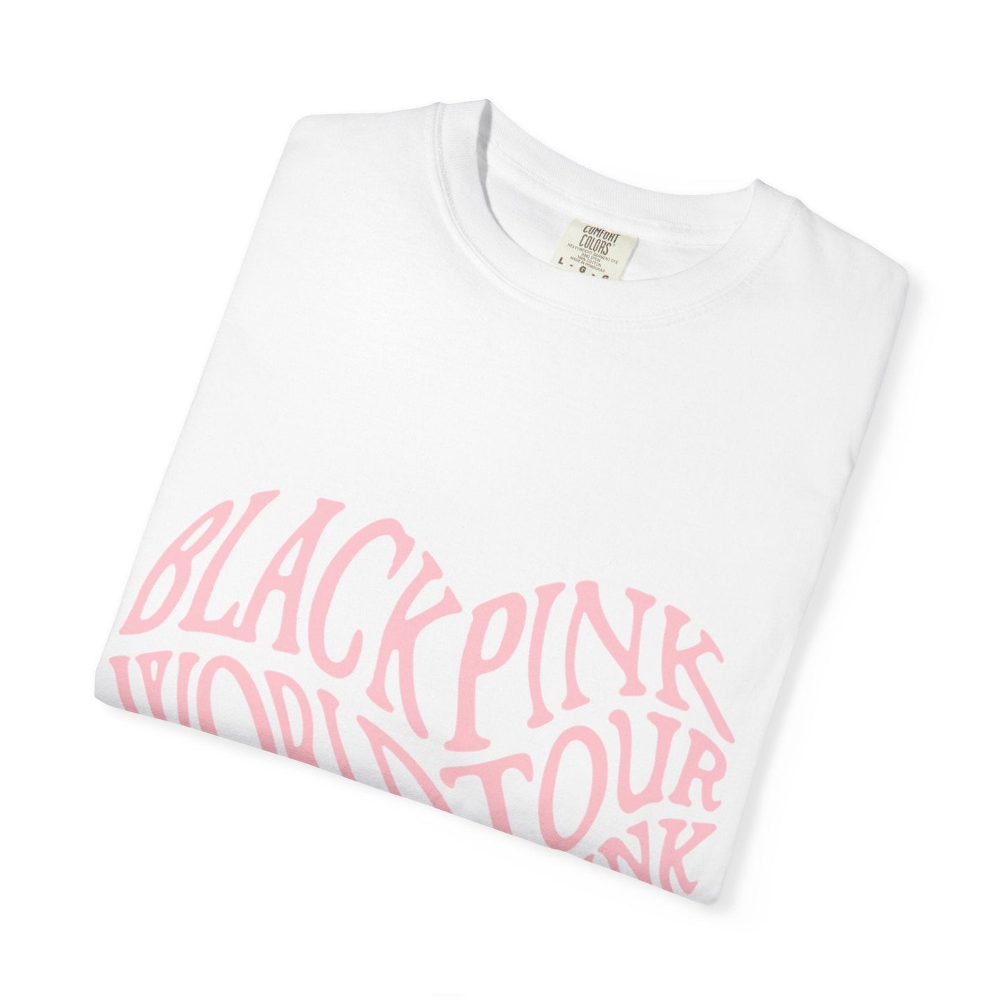 Born Pink Heart Typography – Dyed T-shirt Printify