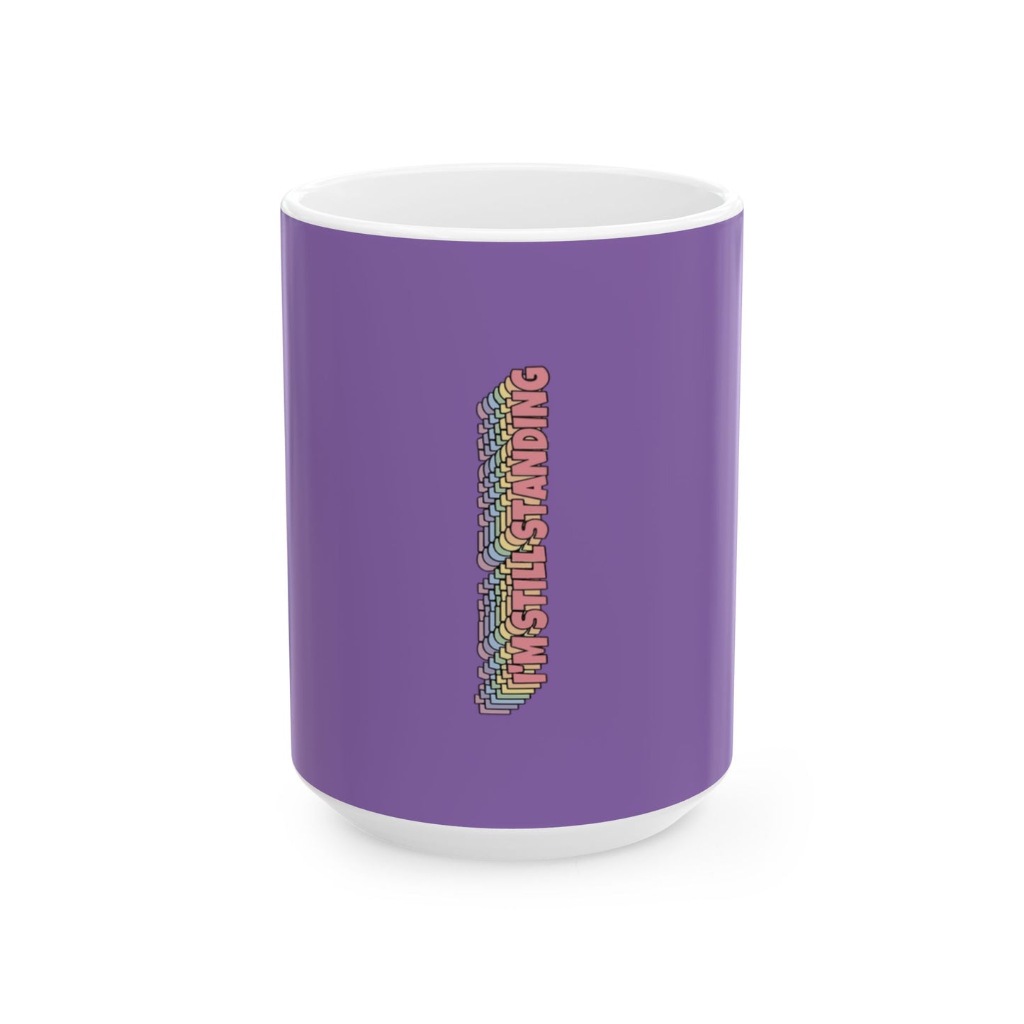 Standing Ceramic Mug, (11oz, 15oz) - snazzymerch