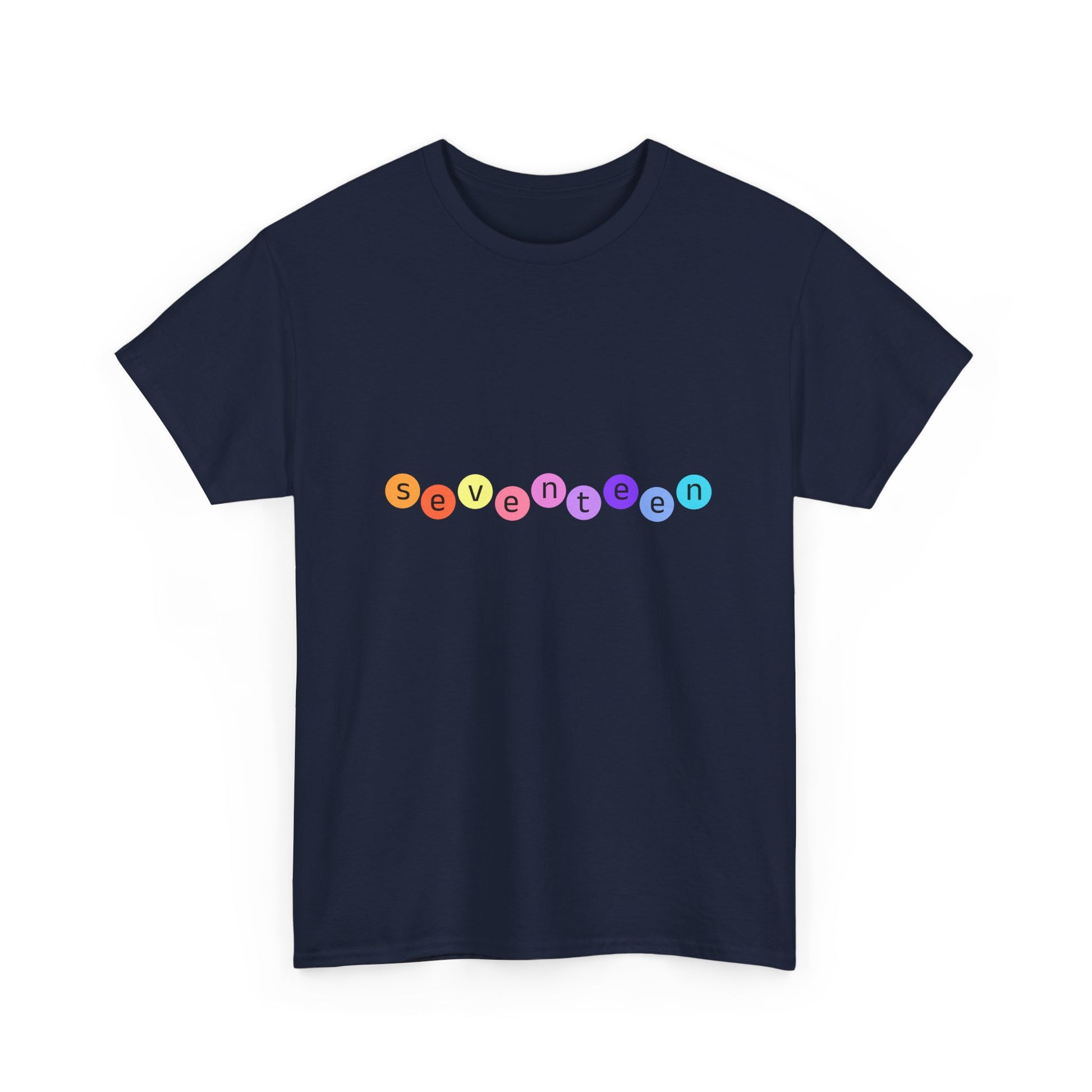 Color Pop Seventeen Unisex Heavy Cotton Tee - snazzymerch