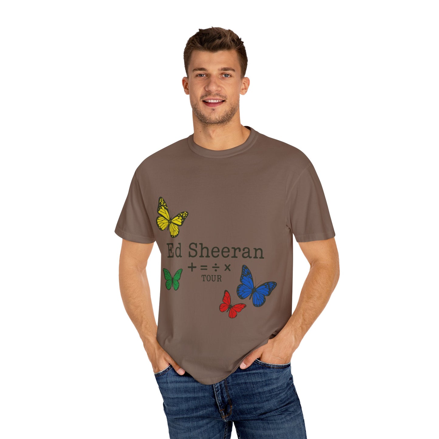 Ed Sheeran Butterfly Dyed T-Shirt | Vintage Fit