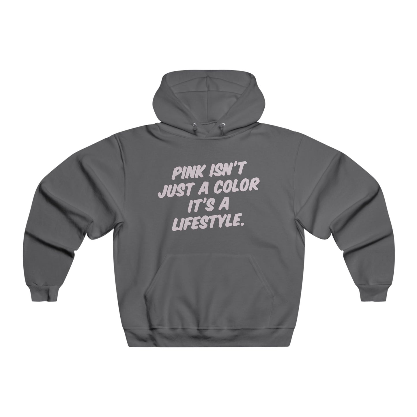 Lifestyle in Pink Men's NUBLEND® Hooded Sweatshirt - snazzymerch
