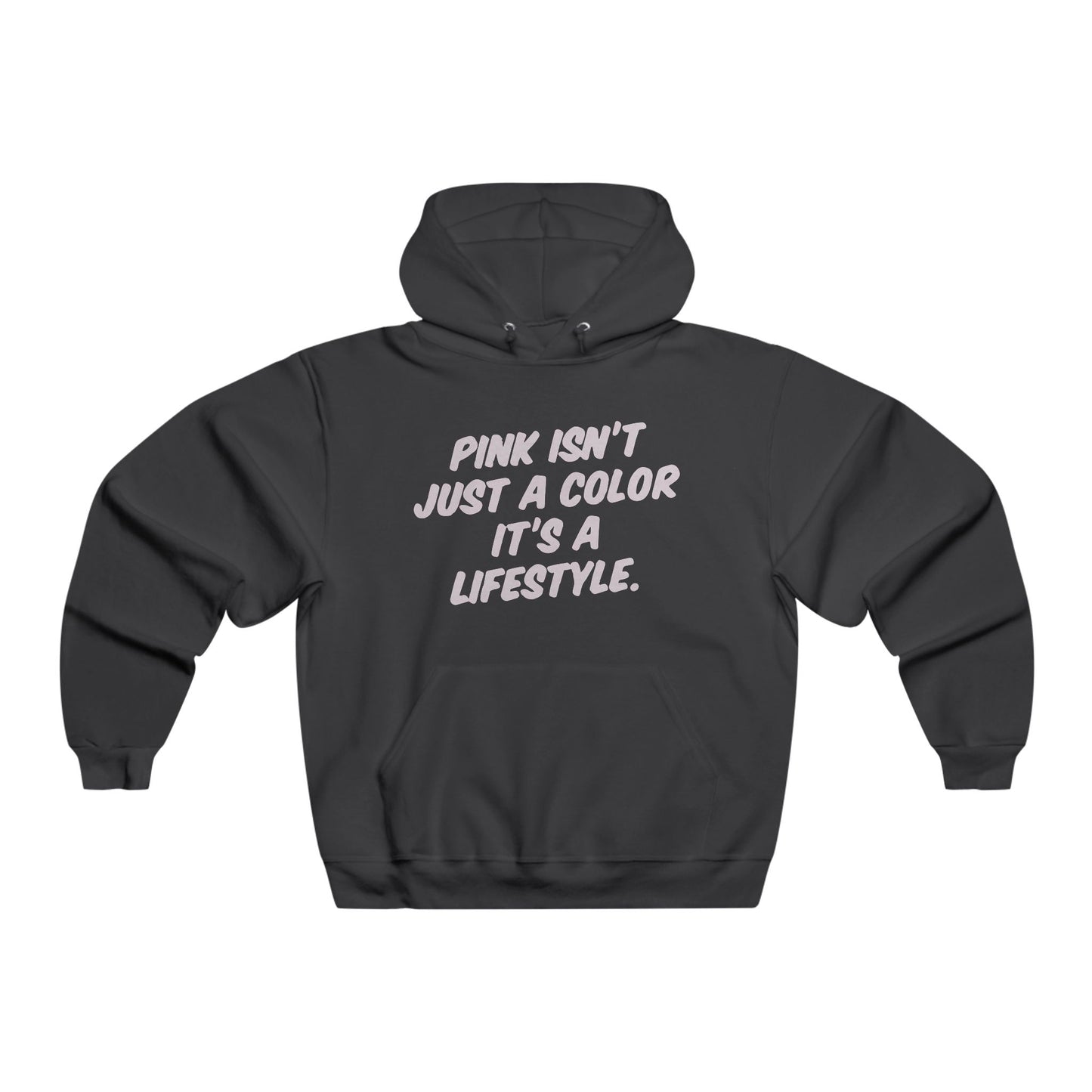 Lifestyle in Pink Men's NUBLEND® Hooded Sweatshirt - snazzymerch
