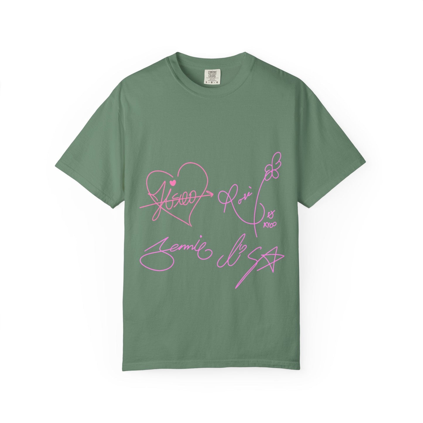 Signature Autograph – Dyed T-shirt Printify