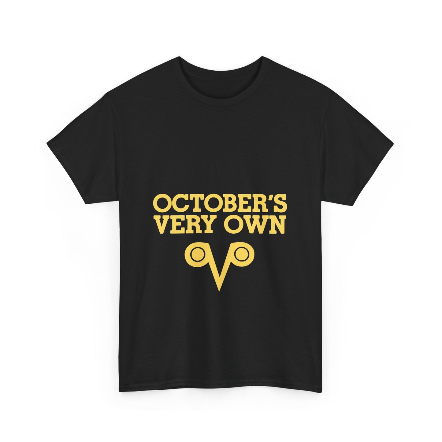 October’s Very Own Bold Logo Heavy Cotton Tee Printify